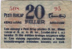 Budapest ~1919. "Pesti Hírlap" 20f T:III