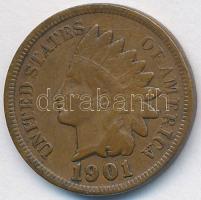 Amerikai Egyesült Államok 1901. 1c Br "Indián fej" T:2-
USA 1901. 1 Cent Br "Indian h...