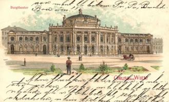 Vienna, Wien; Burgtheater, Kosmos litho