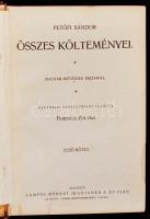 Remekírók képes könyvtára: Petőfi Sándor összes költeményei I.-II. magyar művészek rajzaival. Bp., 1...