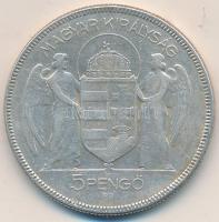 1930. 5P Ag "Horthy jobbra" T:3 Adamo P8