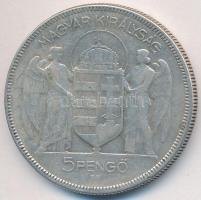 1930. 5P Ag "Horthy jobbra" T:3 Adamo P8