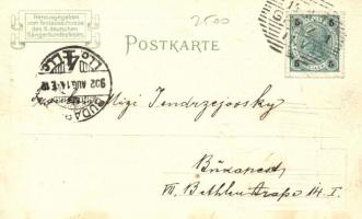 Graz, Hauptplatz, Erzherzog Johann, Herausgeben vom Festausschusse des 6. deutschen Sängerbundesfest...