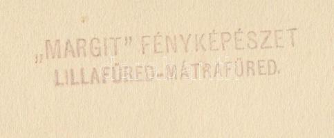 cca 1930 Margit fényképészet: Lillafüredi kastély távlati képe, pecséttel jelzett, 18x24 cm
