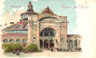 Vienna, Wien; Rotunde litho