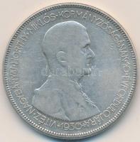 1930. 5P Ag "Horthy jobbra" T:3
Adamo P8