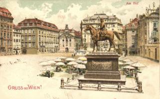 Vienna, Wien; Am Hof litho