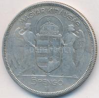 1930. 5P Ag "Horthy jobbra" T:3 Adamo P8