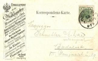 Vienna, Wien I. K.u.K. Volksgarten, Burgring / park restaurant