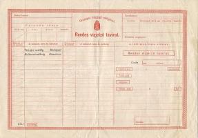 REndes vízjelző távirat