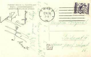 Vienna, Wien I. Femina Revue und Tanzpalast, Johannesgasse 1., Direktion Wilhelm Gyimes (EK)