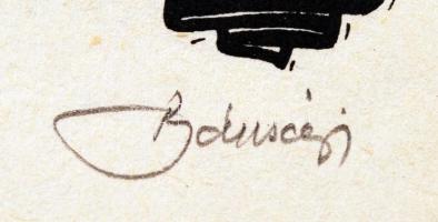 Bánsági András: Darjeeling 1842. Kőrösi Csoma Sándor emlékére, 1784-1842. Ex libris, jelzett, 13×9 c...