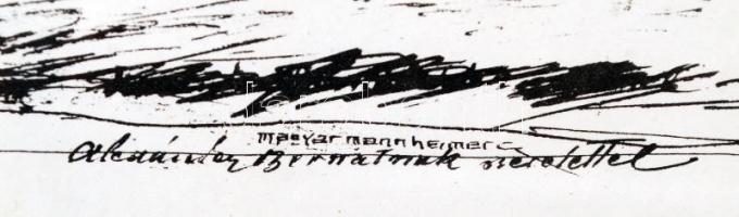 Magyar Mannheimer Gusztáv (1859-1937): Alexander Bernát születésének hetvenötödik évfordulójára. Cin...