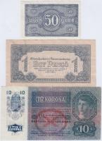 1915. 10K + 1920. 50f + 1944. 1P "Vörös Hadsereg Parancsnoksága" T:II-,III
Adamo K2,K11,P4...