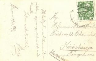 Pisárky, Schreibwald bei Brünn / Brno; Restauration Schreibwald / restaurant garden