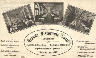 Trieste, Grande Ristorante Cozzi; Piazza San Giovanni 3 / restaurant interior (EK)