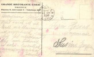 Trieste, Grande Ristorante Cozzi; Piazza San Giovanni 3 / restaurant interior (EK)