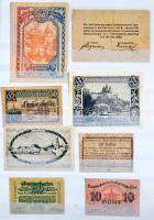 Ausztria 1919-1920. 56db-os szükségpénz gyűjtemény fekete műbőr berakóban T:vegyes
Austria 1919-1920...