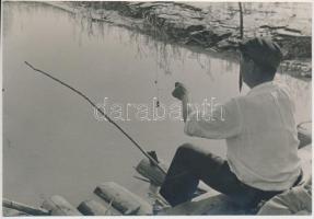 1934 Jermy László (Budapest): Pecás, jelzetlen vintage fotó a szerző hagyatékából, 11x16 cm