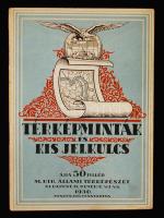 1930 Térképminták és kis jelkulcs. Bp., Magyar Királyi Állami Térképészet. 6 db különböző méretarányú térképszelvényt tartalmazó kis füzet, részletes jelmagyarázattal.