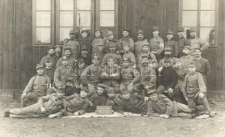 1914-15 Hranice na Morave, Mährisch Weisskirchen; K.u.K. Reserve-Spital / military hospital, group photo