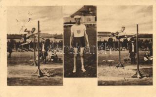 1913 Mac. verseny, kiadja 'Klasszikus pillanatok vállalata' / Hungarian high jump