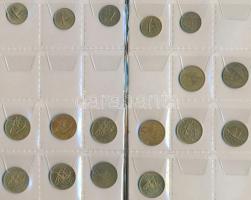 Kuwait 40db vegyes fémpénz albumba rendezve T:vegyes
Kuwait 40pcs of mixed coins in album C:mixed
