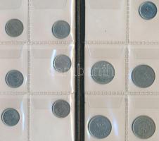 Kuwait 40db vegyes fémpénz albumba rendezve T:vegyes
Kuwait 40pcs of mixed coins in album C:mixed