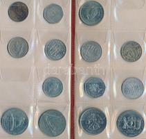 Vegyes: Mauritius/Reunion/Ascension/Szent Ilona/Tristan da Cunha 44db vegyes fémpénz albumba rendezv...