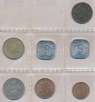 Vegyes: Bhután/Afganisztán 34db vegyes fémpénz 2db albumba rendezve T:vegyes Mixed: Bhutan/Afghanistan 34pcs of mixed coins in 2pcs of albums C:mixed