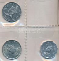 Vegyes: Bhután/Afganisztán 34db vegyes fémpénz 2db albumba rendezve T:vegyes
Mixed: Bhutan/Afghanist...