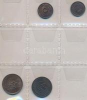 Vegyes: Bhután/Afganisztán 34db vegyes fémpénz 2db albumba rendezve T:vegyes
Mixed: Bhutan/Afghanist...