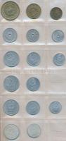 Mongólia 41db vegyes fémpénz albumba rendezve T:vegyes Mongolia 41pcs of mixed coins in album C:mixed