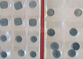 Holland Antillák 50db vegyes fémpénz albumba rendezve T:vegyes
Netherlands Antilles 50pcs of mixed c...
