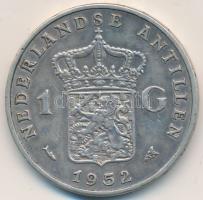 Holland Antillák 1952. 1G Ag "Julianna" T:2- Netherlands Antilles 1952. 1 Gulden Ag "Juliana" C:VF