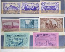 Ausztria 1916-1920. Szükségpénz és városi pénz gyűjtemény. Komplett sorozatok abc szerint gyűjtve, ö...