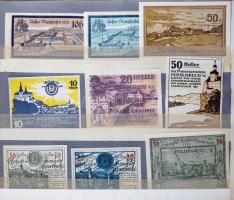 Ausztria 1916-1920. Szükségpénz és városi pénz gyűjtemény. Komplett sorozatok abc szerint gyűjtve, ö...