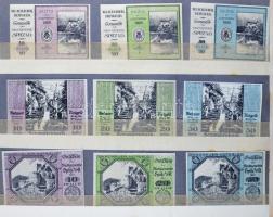 Ausztria 1916-1920. Szükségpénz és városi pénz gyűjtemény. Komplett sorozatok abc szerint gyűjtve, ö...