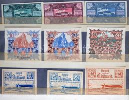 Ausztria 1916-1920. Szükségpénz és városi pénz gyűjtemény. Komplett sorozatok abc szerint gyűjtve, ö...