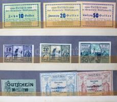 Ausztria 1916-1920. Szükségpénz és városi pénz gyűjtemény. Komplett sorozatok abc szerint gyűjtve, ö...