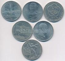 Szovjetunió 1975-1991. 1R (6xklf) T:2
Soviet Union 1975-1991. 1 Rouble (6xdiff) C:XF