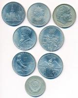 Szovjetunió 1964-1991. 1R (6xklf) + 1987-1989. 3R (2xklf) T:2
Soviet Union 1964-1991. 1 Rouble (6xdi...