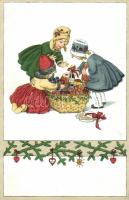 Christmas, Meissner & Buch, Leipzig, Serie 2403.  litho s: L.D.