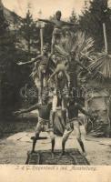 Hamburg Stellingen, Hagenbecks ind. Ausstellung / Hagenbeck´s Exposition, Indian acrobats