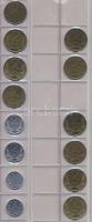 Lengyelország 137db vegyes fémpénz albumba rendezve T:vegyes
Poland 137pcs of mixed coins in album T...