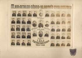 M. kir. Bethlen Gábor honvéd gyalogezred tablója