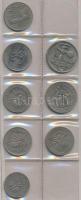 Lengyelország 59db vegyes fémpénz albumba rendezve T:vegyes
Poland 59pcs of mixed coins in album T:m...