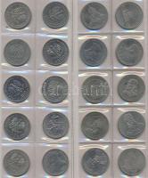 Lengyelország 59db vegyes fémpénz albumba rendezve T:vegyes
Poland 59pcs of mixed coins in album T:m...