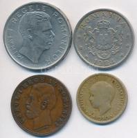 Románia 1884. 5b "I. Károly" + 1924. 2L + 1930. 5L "I. Mihály" + 1944. 100L &quo...