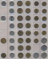 Lengyelország 186db vegyes fémpénz albumba rendezve T:vegyes Poland 186pcs of mixed coins in album T:mixed